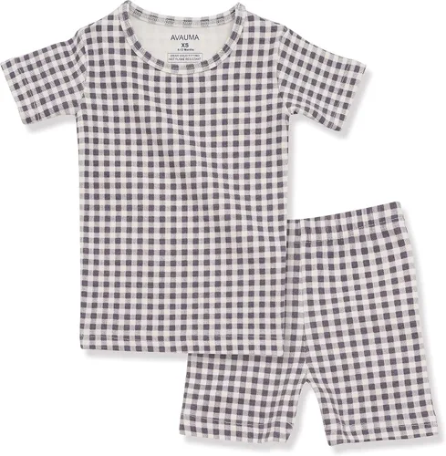 Miniatura 88 de AVAUMA Conjunto de pijama de algodón para bebés y niñas de 6 meses a 7 años