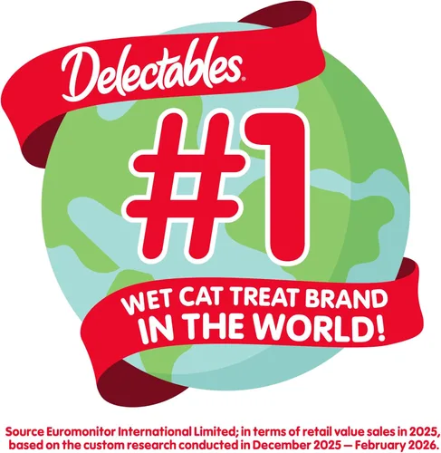 Miniatura 10 de Delectables Lickable Treat Stew Wet Cat Treats - Paquete variado de golosinas para gatos, hidratante, sin granos, sin rellenos, sin subproductos