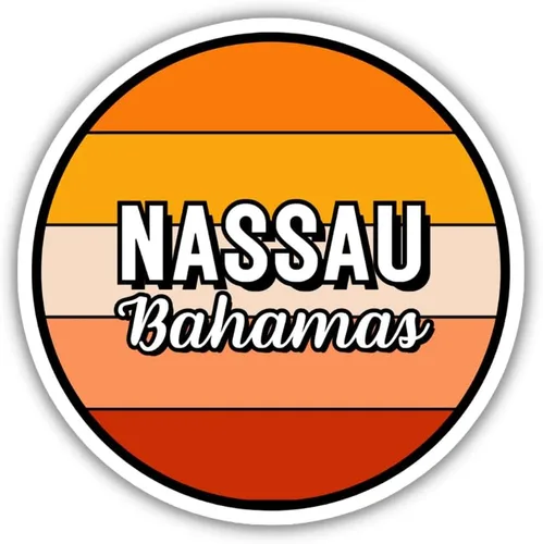 Miniatura 7 de Nassau Bahamas Travel Sticker, 2.5" Multiple Colors, Laptop Water Bottle Planner Journal, Collectible Places I've Been, Luggage Decal (Earth)