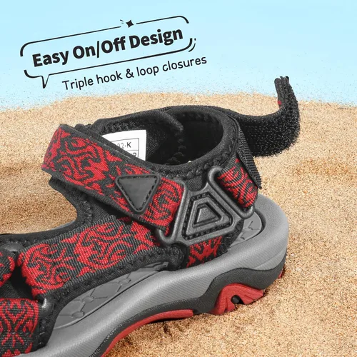 Miniatura 2 de DREAM PAIRS Sandalias de verano para niños, ligeras y ajustables (para niños y niñas, grandes y pequeños).