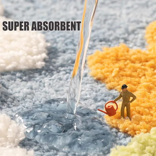 Miniatura 7 de PTAEXCEL Bonita alfombra de baño, 32 x 20 pulgadas, extra suave, color rosa, alfombra de área de flores de alta absorción, antideslizante, lavable a