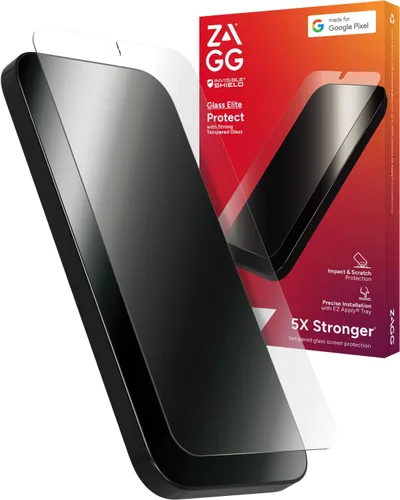 Miniatura 6 de ZAGG InvisibleShield Glass Elite - Protector de pantalla para Google Pixel 8, 5 veces más fuerte con bordes reforzados, superficie resistente a
