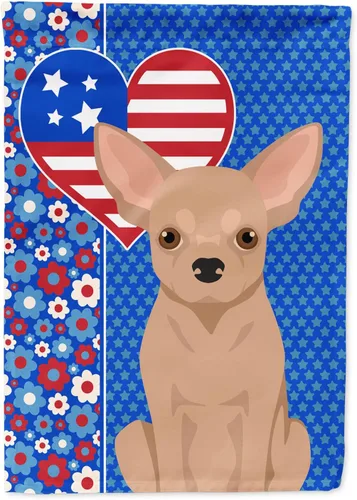 Miniatura 58 de Caroline's Treasures WDK5119GF - Bandera de jardín americana de Airedale Terrier de Estados Unidos, color negro y tostado, bandera decorativa