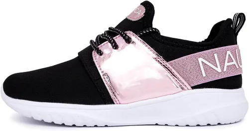 Miniatura 3 de Nautica Niñas Zapatillas Deportivas Metálicas con Cordones para Correr I kappil I (Niño Grande - Niño Pequeño - Bebé)