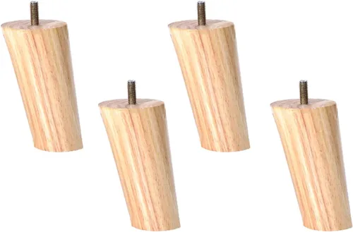 Miniatura 10 de M8 - Patas oblicuas de madera maciza para muebles, patas de mesa, patas de soporte para sofá, 3.1-27.6 in, para mueble de TV, escritorio, mesa