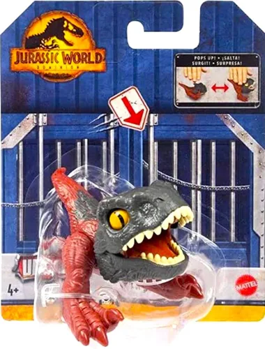 Jurassic World Dominion Uncaged Wild Pop Ups - Juguetes de dinosaurio, figuras coleccionables, activados manualmente (piroraptor)