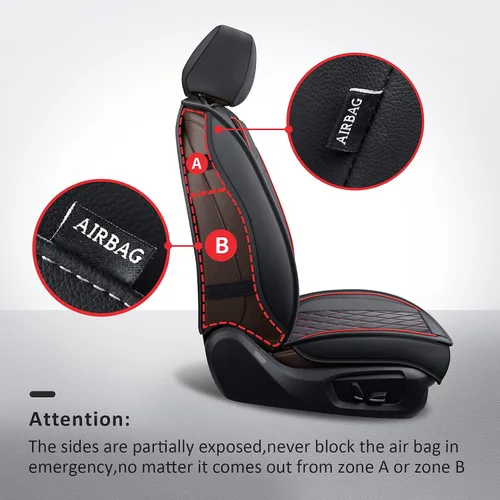 Miniatura 2 de MIROZO - Fundas para Asientos de Coche, Juego Completo de Fundas Impermeables para Asientos, Funda de Cojín para Vehículo, Protector de Asiento