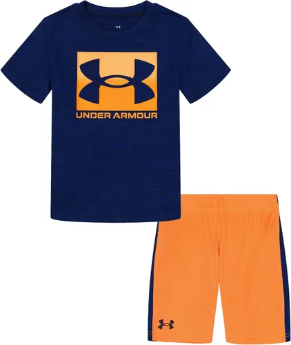 Miniatura 123 de Under Armour baby-girls Ua Terrazzo Leopard Heart SetShort Set