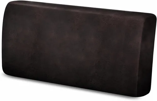 Miniatura 34 de Fundas de cojín tipo cuero para sofá, juego de fundas protectoras de muebles para sillón seccional, sofá biplaza de tela de elastano elástica