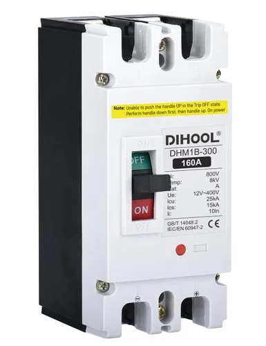 Miniatura 9 de DIHOOL Interruptor Principal de 100 Amperios CC, Interruptor de Desconexión de Batería de 500V, Interruptor Maestro para Motor de Arrastre de Barco