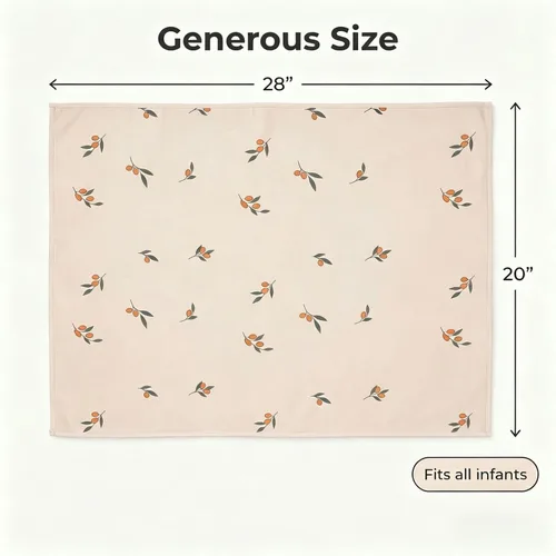 Miniatura 6 de Cambiador de bebé de cuero vegano - Cambiador portátil lavable, cambiador plegable de viaje para bebé, regalos de ducha para recién nacidos y niños