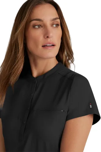 Miniatura 5 de BARCO Grey's Anatomy Spandex Stretch Direct - Camiseta médica para mujer, cuello a presión