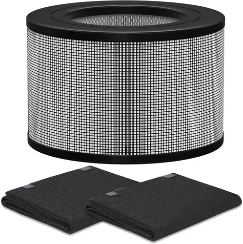 Ontheone 50250-S - Juego de filtros HEPA de repuesto y prefiltro de carbono compatible con purificador de aire Honey-well 24000 24500 50250-S 52500,