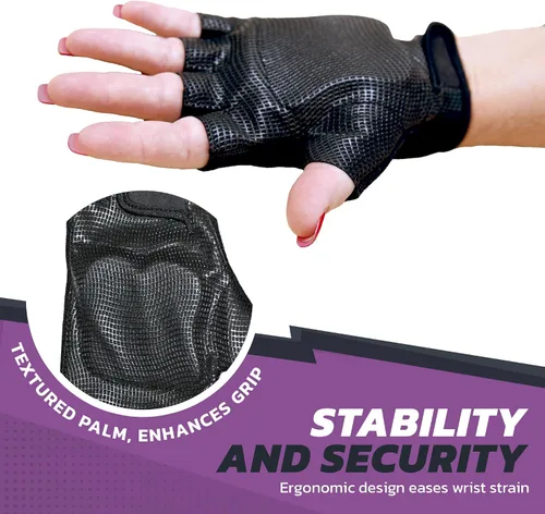 Miniatura 5 de Guantes de fitness para mujeres y hombres con soporte de muñeca, guantes de entrenamiento y entrenamiento de fuerza, accesorios de gimnasio