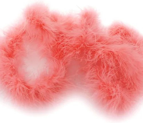 Miniatura 23 de HairBow Center LLC Boa de plumas de marabú flaco - 2 yardas - Negro