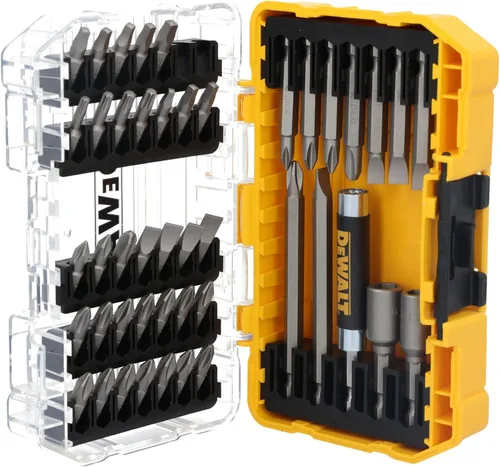 Miniatura 9 de DEWALT Juego de puntas de destornillador con estuche resistente, 45 piezas (DW2166), juego de destornillado gris/plata con estuche resistente