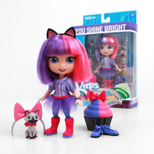 Miniatura 13 de Loyal Subjects - for Keeps Bella Girl with Cupcake Keepsake 5 figura de acción (red)