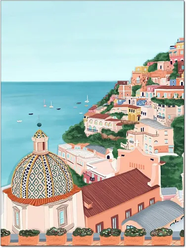 Miniatura 9 de LIULIMI Kit de Pintura de Diamantes DIY 5D de Paisaje Mundial, Kit de Arte de Diamantes, Arte de Diamantes Redondos Diamante Completo Estilo Dibujos