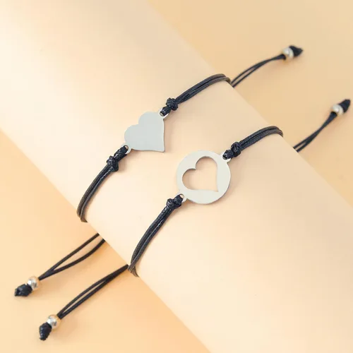 Miniatura 2 de Regalos de regreso a clases, juego de pulseras de deseos para mamá e hija, regalo para el primer día de escuela, regalo para niñas y niños