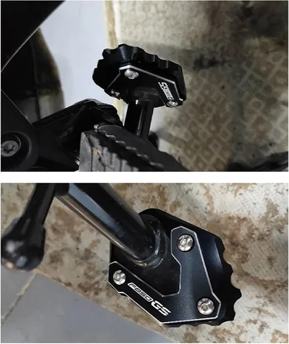 Miniatura 8 de Soporte de extensión lateral de motocicleta para BMW F850GS F750GS F850 GS F 750 850 GSA 2018 2020 2021 2022 (color : A negro F750GS)