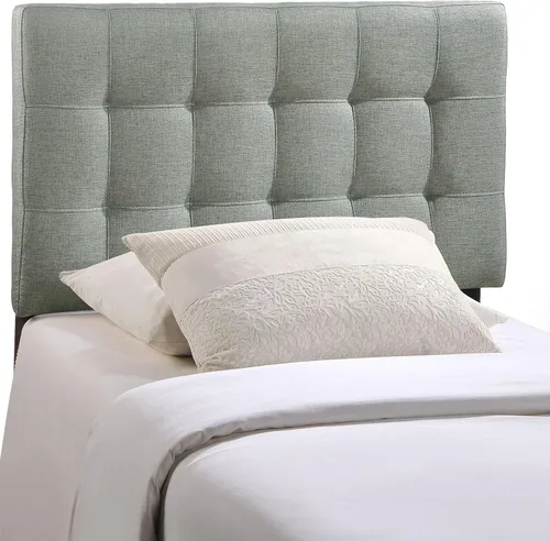 Miniatura 8 de Modway Lily Cabecera Capitonada de Tela de Lino Tapizada Queen en Beige