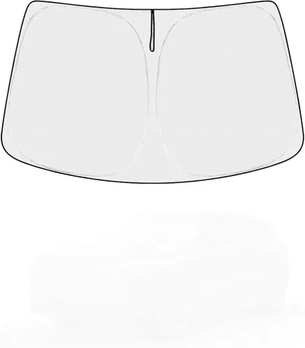 Miniatura 174 de Proadsy 2025 - Parasol para parabrisas actualizado con ajuste personalizado para Nissan Rogue 2014-2020, protector plegable de 4 capas
