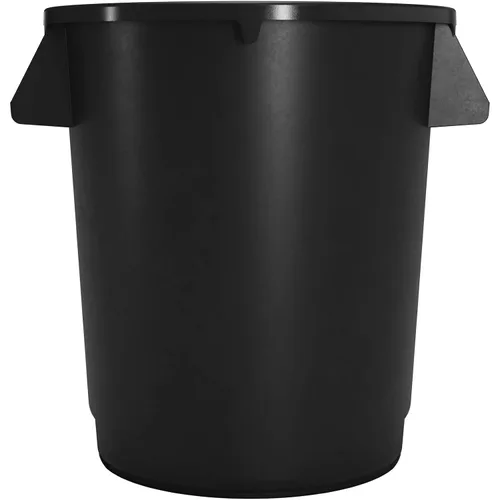 Miniatura 2 de SPARTA Bronco - Contenedor de basura redondo para desechos, 10 galones, color negro, paquete de 6