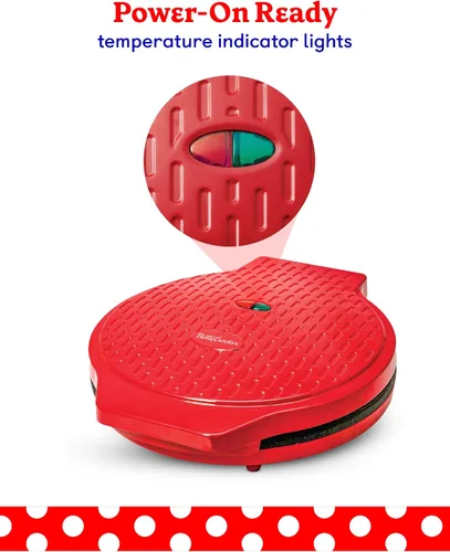 Miniatura 4 de Betty Crocker Máquina para hacer pizza de encimera, máquina para hacer pizza de 1440 vatios para el hogar, BC-2958CR (paquete de 2)