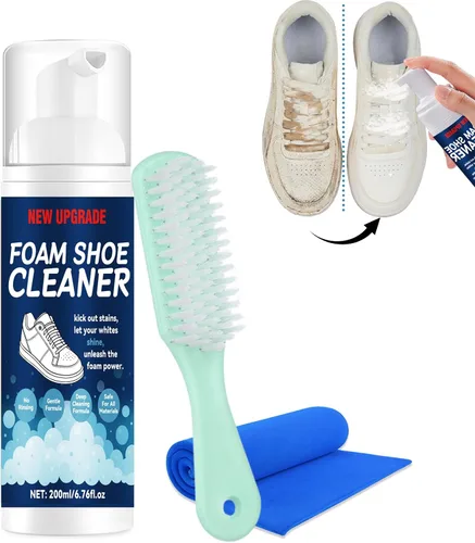 Suede Shoe Cleaner Kit– Effectively Removes Dirt & Water Marks,Nubuck Cleaner,Cleans & Restores Shoes-6.76 Oz