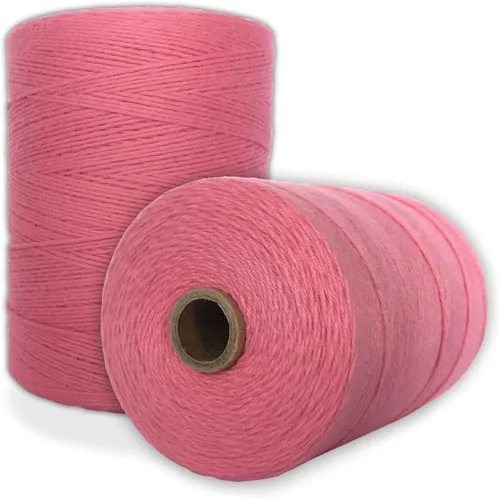 Miniatura 7 de Hilo de urdimbre de telar 100% algodón (verde aguamarina), hilo de urdimbre 8/4 (800 yardas), perfecto para tejer: alfombra, tapiz, alfombra, manta