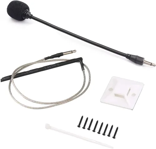 Miniatura 4 de Afinador de pastilla de preamplificador de guitarra acústica, 5 bandas PRENER-PM, ecualizador, sintonizador de pastilla piezoeléctrica con micrófono