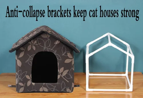 Miniatura 2 de Casa para Gatos de Exterior Casa para Gatos para Uso en Exteriores e Interiores - Refugio Impermeable para Gatos, Perros y Animales Ferales
