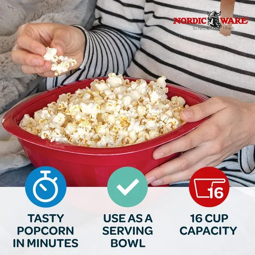Miniatura 4 de Nordic Ware Pro Tazón para hacer palomitas, color surtido