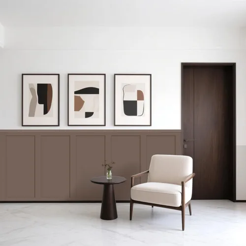 Miniatura 2 de Art3d Kit de Revestimiento de Tablero y Listón Prefabricado Pintable, Panel de Pared de Acento de MDF para Cocina Dormitorio Sala de Estar