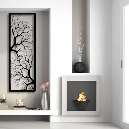 Arte de pared de árbol de la vida, arte de pared de árbol de metal, letrero de árbol, decoración de pared de metal, decoración de pared de rama de