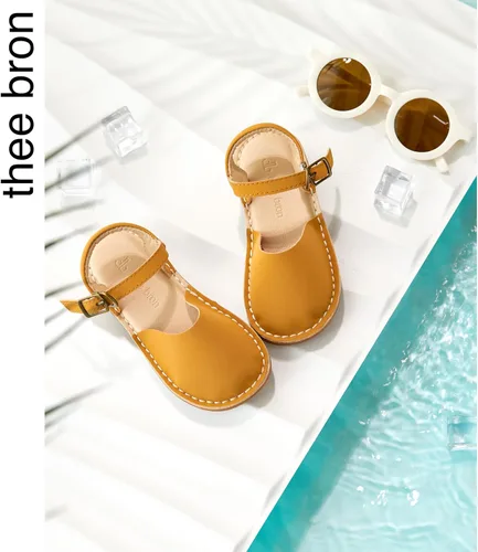 Miniatura 235 de THEE BRON Sandalias cómodas para niñas, zapatos para niños, sandalias rellenas