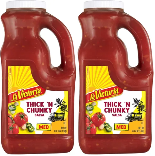 Miniatura 9 de La victoria de grosor 'n Chunky salsa en 67 oz jarra (Tamaño Mediano)