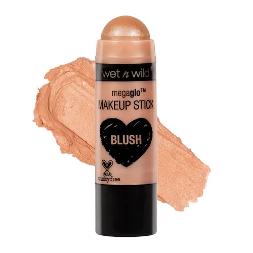Miniatura 22 de wet n wild MegaGlo Barra de Maquillaje, Color Modulable, Uso Versátil, Libre de Crueldad Animal y Vegano - Peach Bums Melocotón Bums