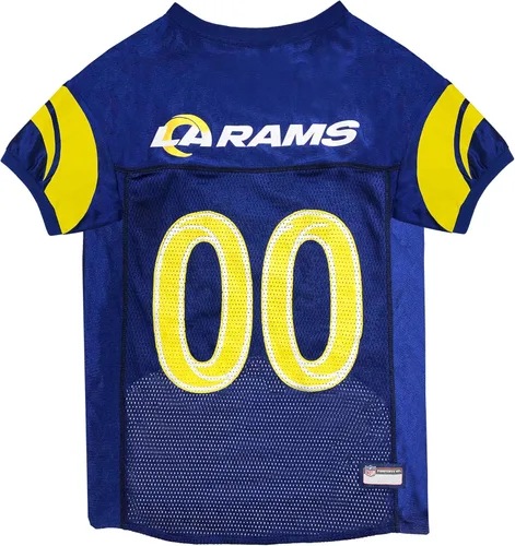 Miniatura 7 de Camiseta para perro de los New Orleans Saints, de la NFL, talla: L, el mejor atuendo de camiseta de fútbol americano para perros o gatos, con Santos