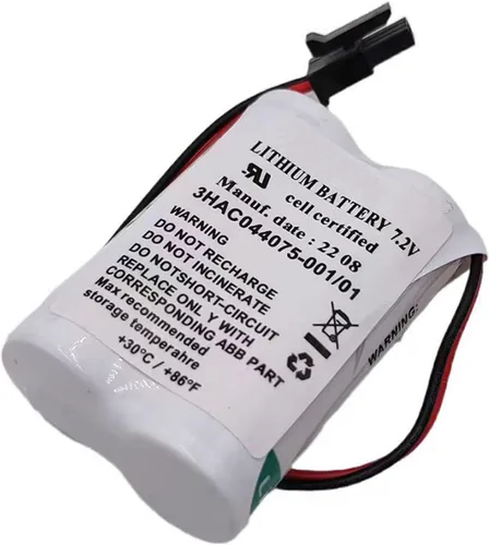 Miniatura 3 de 3HAC044075-001/01 7.2V SMB Batería para ABB Robot CPU ABBTA521 ABB3HAC16831-1