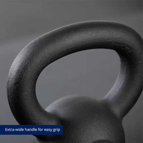 Miniatura 5 de Titan Fitness Pesa rusa de hierro fundido, fundición de una sola pieza, marcas KG y LB, entrenamiento de cuerpo completo