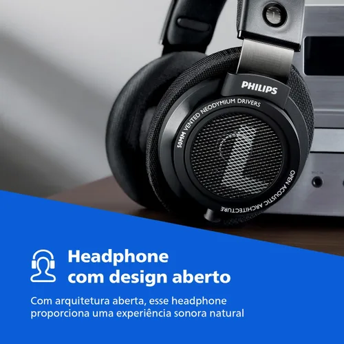 Miniatura 4 de Philips Audio SHP9500 Audífonos de precisión estéreo HiFi con orejeras (negro)
