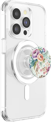 Miniatura 3 de PopSockets MagSafe PopGrip con diseño floral de acuarela botánica para iPhone