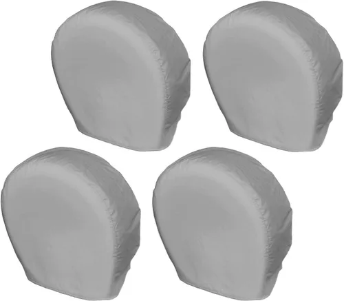 Miniatura 10 de Explore Land - Funda para neumáticos, 4 unidades para camionetas, SUV, remolque, cámper, vehículos recreativos - Protector de rueda resistente