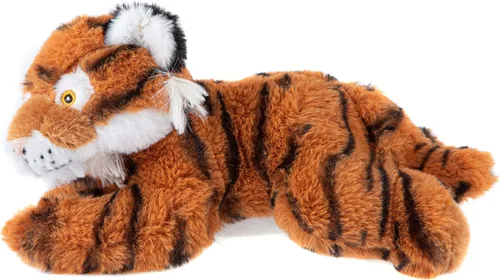 Miniatura 5 de Wild Republic EcoKins - Mini tigre de peluche de 8 pulgadas, regalos ecológicos para niños, juguete de peluche, hecho a mano con 7 botellas de agua