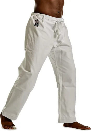 Miniatura 10 de Ronin - Pantalones de karate pesados, color negro, blanco o camuflaje, 100% algodón, 12 onzas, cintura tradicional con cordón