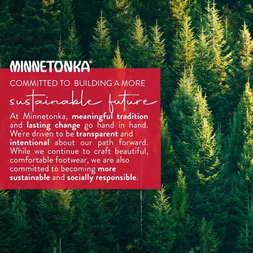 Miniatura 7 de Minnetonka - Pantuflas con suela rígida y forro de pelo para hombre