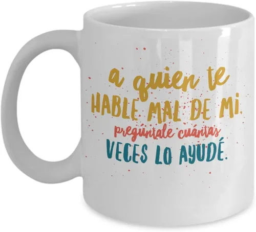 Miniatura 4 de Taza de Cafe Quien Vaso, taza café divertidas, tazas personalizadas, taza de café inspiradoras, taza con mensajes positivos., 11onza