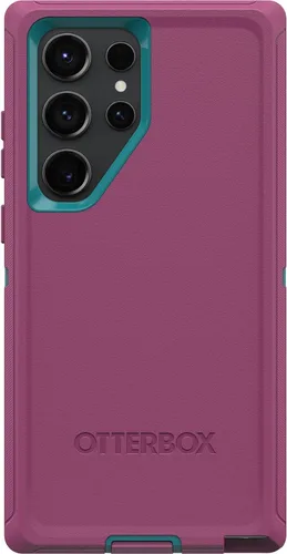 Miniatura 7 de OtterBox Funda para Galaxy S23 Ultra (solamente) - Serie Defender - Negro - Resistente y duradera - con protección de puerto - Solo funda - Embalaje