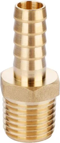 Miniatura 10 de U.S. Solid Accesorio de Manguera de Latón, Adaptador, Púa de 3/4" x Accesorios de Tubería Macho NPT de 3/4